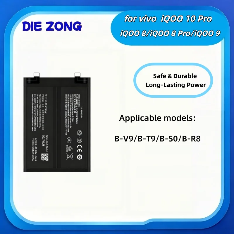 2026 new years for VIVO iQOO 10 Pro/B-V9Neo 7 SE/B-W7/iQOO 8 Pro/QOO 9/iQOO 8 Long Lasting Battery Life  Fast Shipping