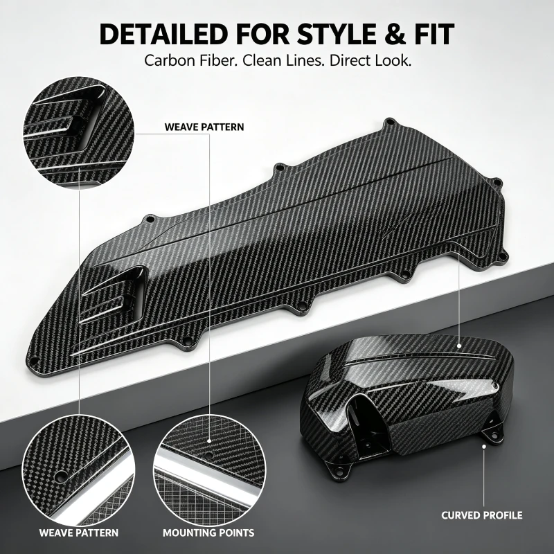 For Yamaha XMAX 300 250  2025-2026 Motorcycle Accessories Air Intake Filter Cleaner Box Cover Protector ABS Air Filter Cover