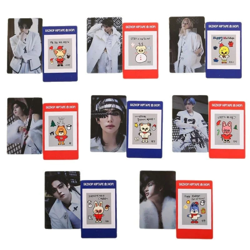 

STRAY KIDS star boy band small card special edition album HOP contract small card SKZOO peripheral star small card