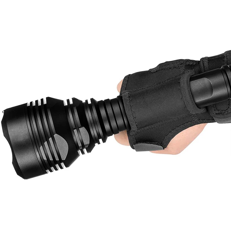 Wrist Flashlight Holsters Durable Diving Flashlight Gloves for Fishing Diving Hunting Underwater Light