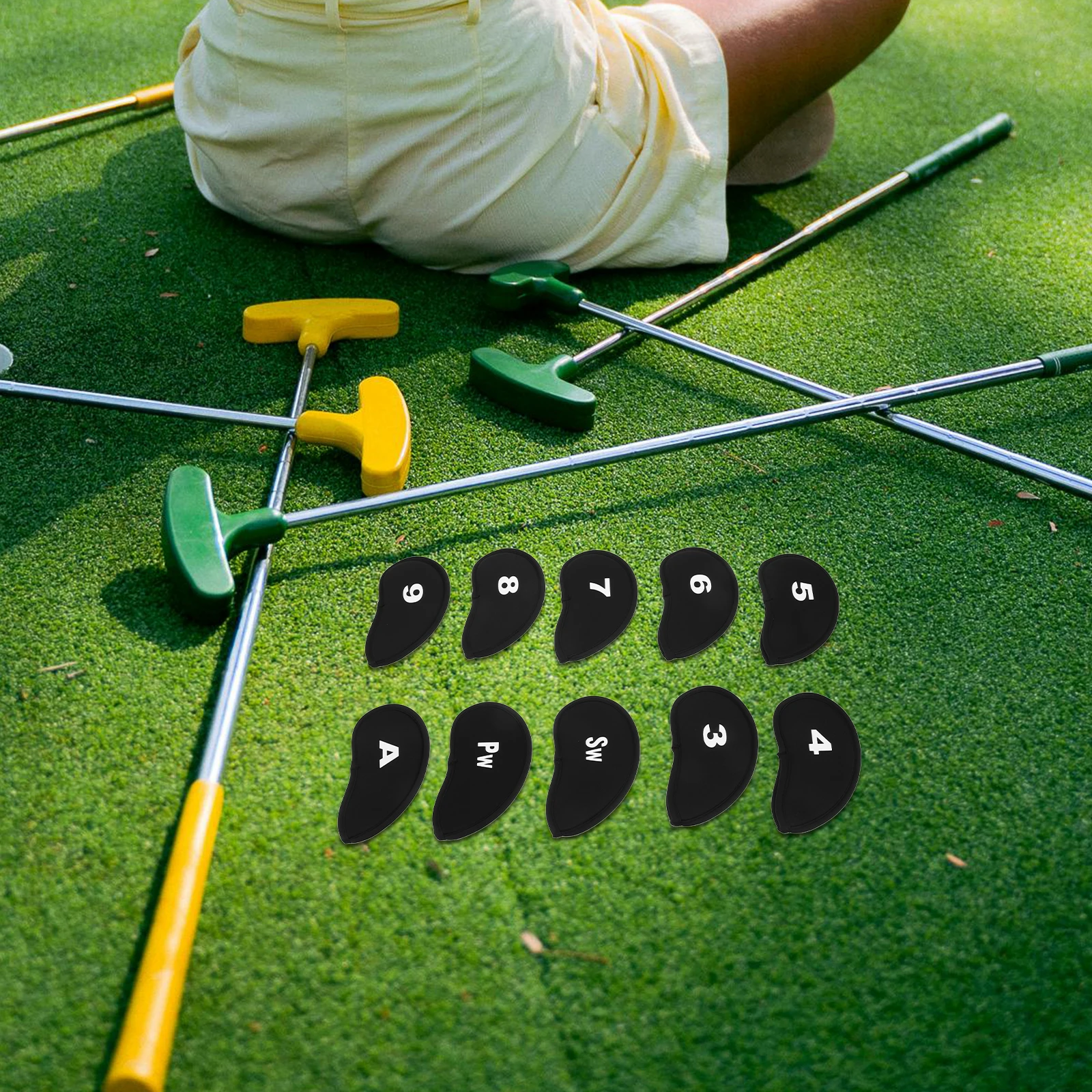 

10 Pcs Golf Club Cover Covers Replacement Cloth Iron Pole Driver Protection Jiaji Head Accessories