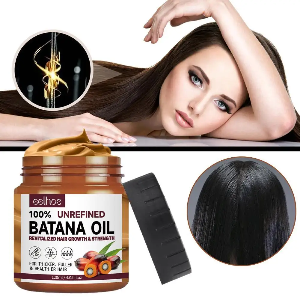 Pure Batana Oil Hair Conditioner Oil Hair Treatment Hair Mask Moisturize Repair Hair Root Healthier Thicker 120ml