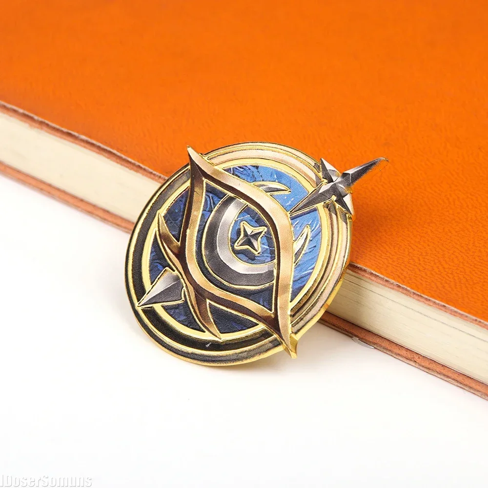 Metal Brooch Game Peripheral Paladin Ranger Mage Prophet Priest Poet Warlock Warrior Badge Anime Pin Home Decoration