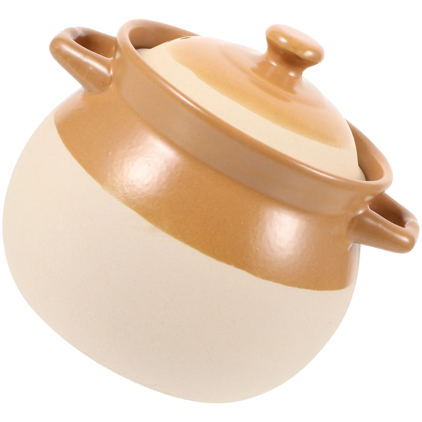 

Stock Pot with Lid Stew Small Pots for Cooking Commercial Kitchen Cookware Pottery Oven Ceramics