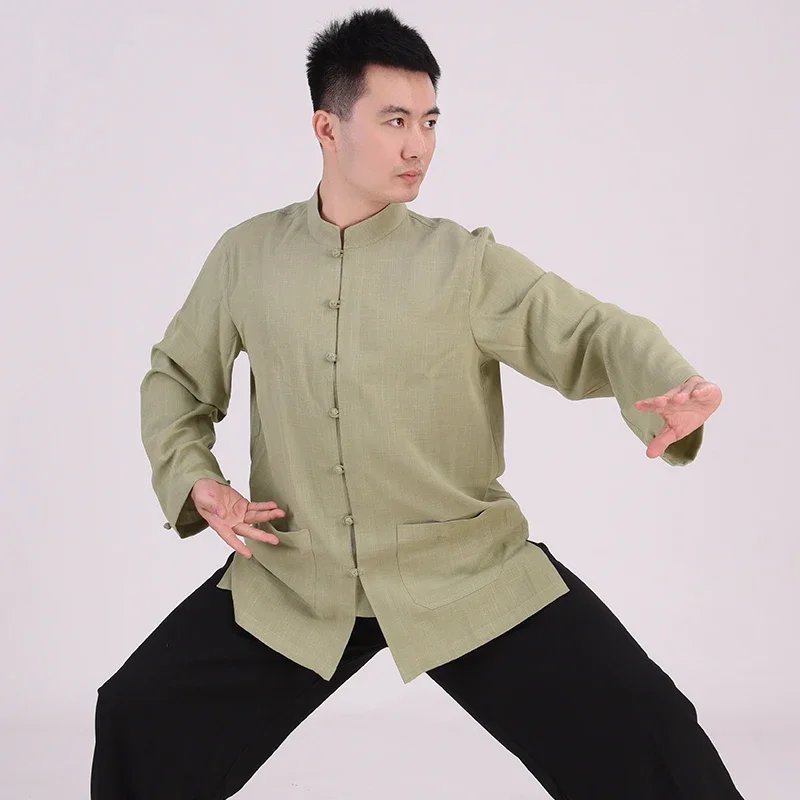 Ubrania Tai Chi sukienka Kung Fu sztuka walki jednolita odzież Wushu Unisex kobiety i mężczyźni Kun mistrz 2024 występ w zawodach