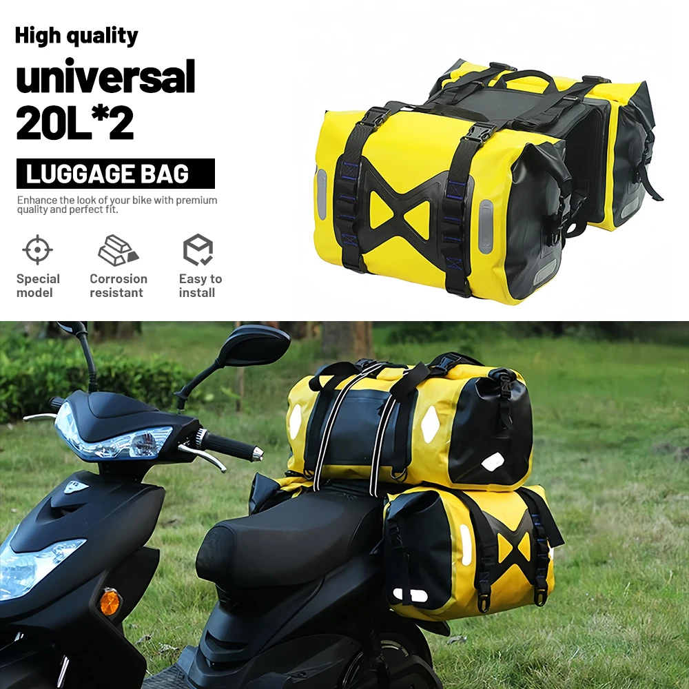 Motorbike for Motorbike Riding Touring Equipm Motorcycle Waterproof Rear Seat Bag Luggage Backpack Motorbike Accessories