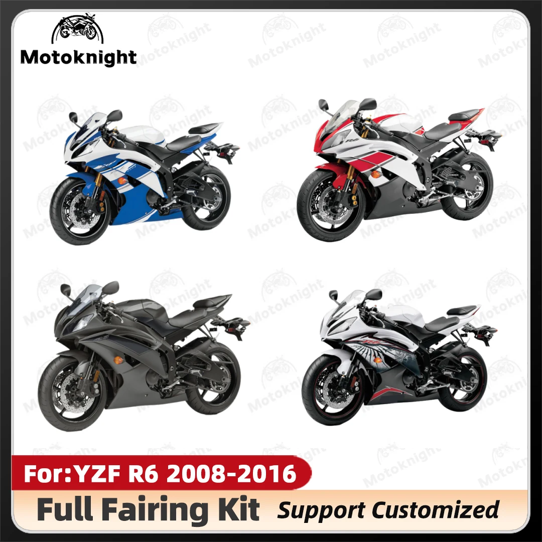 

Motorcycle full Fairing kit fit for Yamaha YZF-R6 YZF R6 2008 2009 2010 2011 2012 2013 2014 2015 2016 bodywork fairings kits