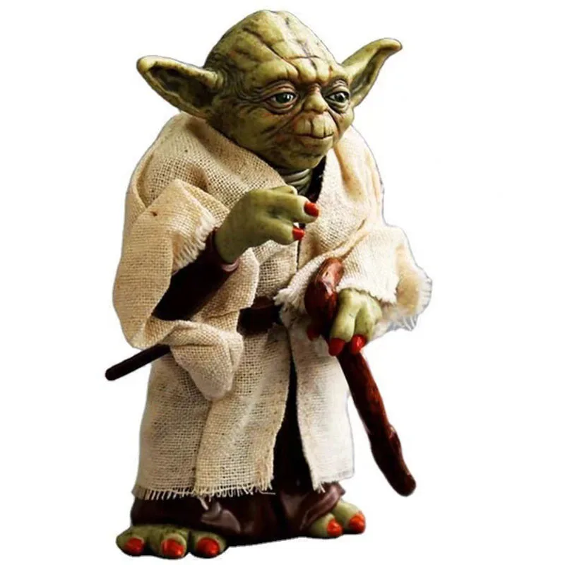 Anime Star War Mandalorian Master YODA PVC Cartoon Action Figure Model Kids Toys Decoration Tide Play Birthday Gift