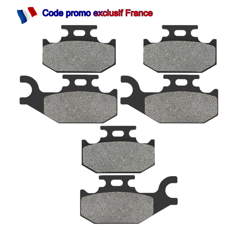 Plaquettes de frein avant et arrière de moto, pour BOMBARDIER Traxter XL Autoshift Quest 500 650 Max STD XT 2x4 4x4