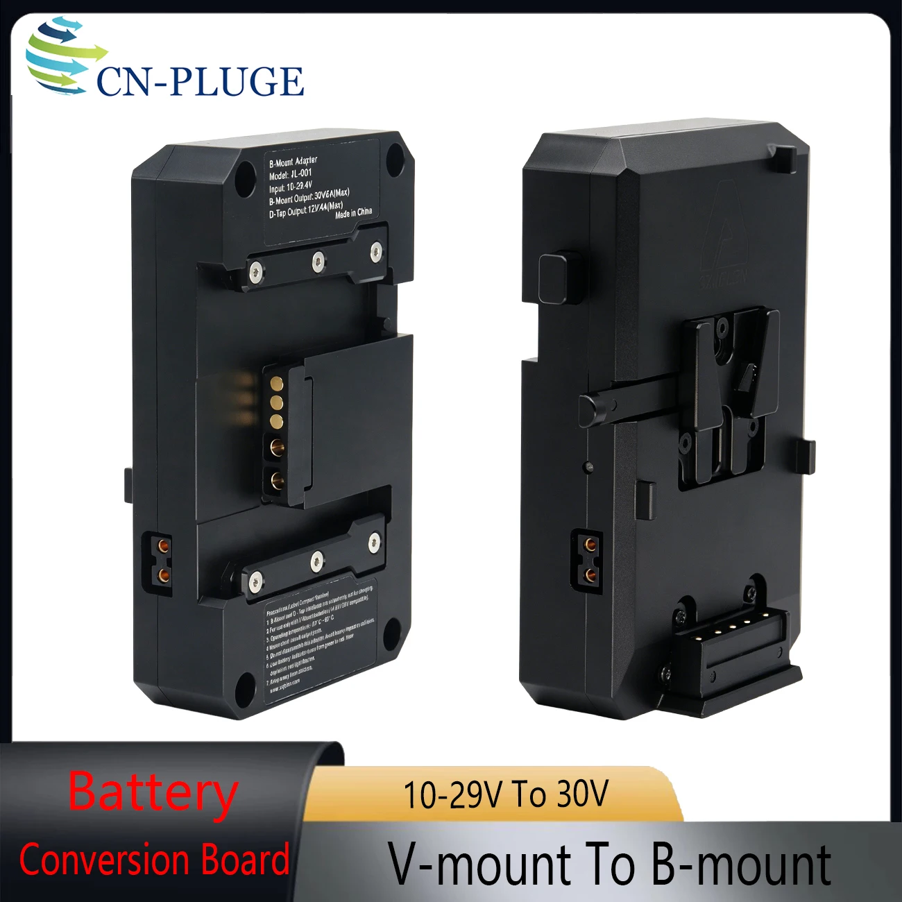 V-mount to B-mount Battery Adapter Board DC-DC Step-up 14.4V to 24V Power Converter for ARRI ALEXA 35 B-mount Camera
