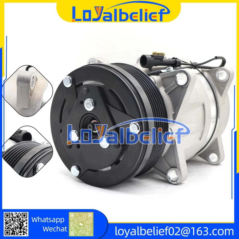 V5  ac compressor for Ferrari 456 550 575 612 F550 F575 F612 6580332 015144 15144 164547 170594 204539 0151144