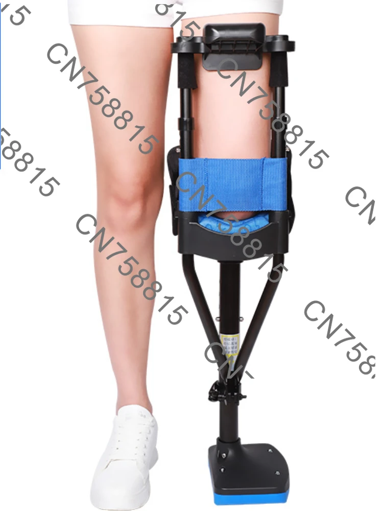 

Single leg walking aid, knee unsupported, non-slip crutches, crutches, ankle injuries, ankle fractures, adjustable height