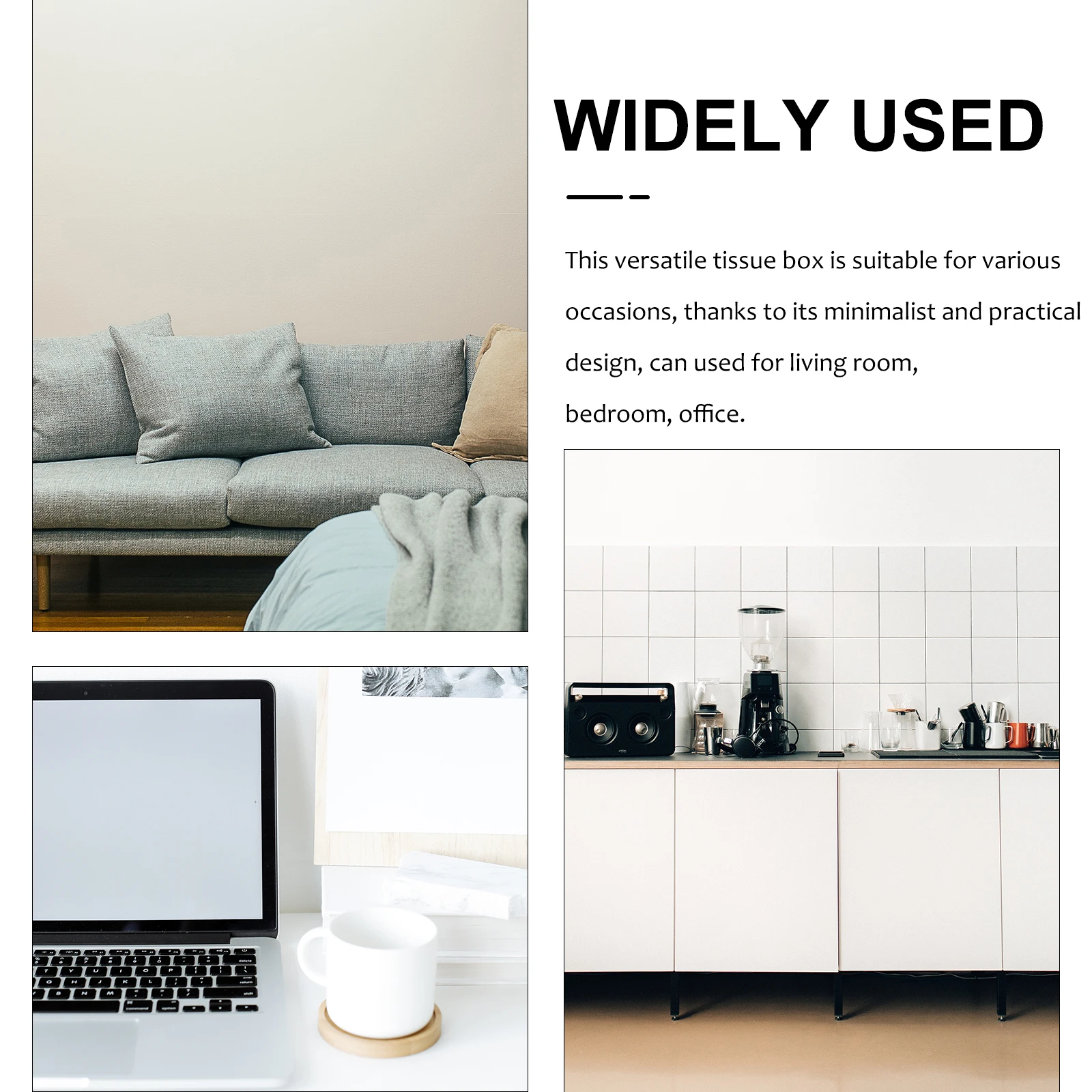 

Multifunctional Tissue Box Elegant Desktop Organizer Napkin Holder Storage Case for Home Office Living Room Tissue Box