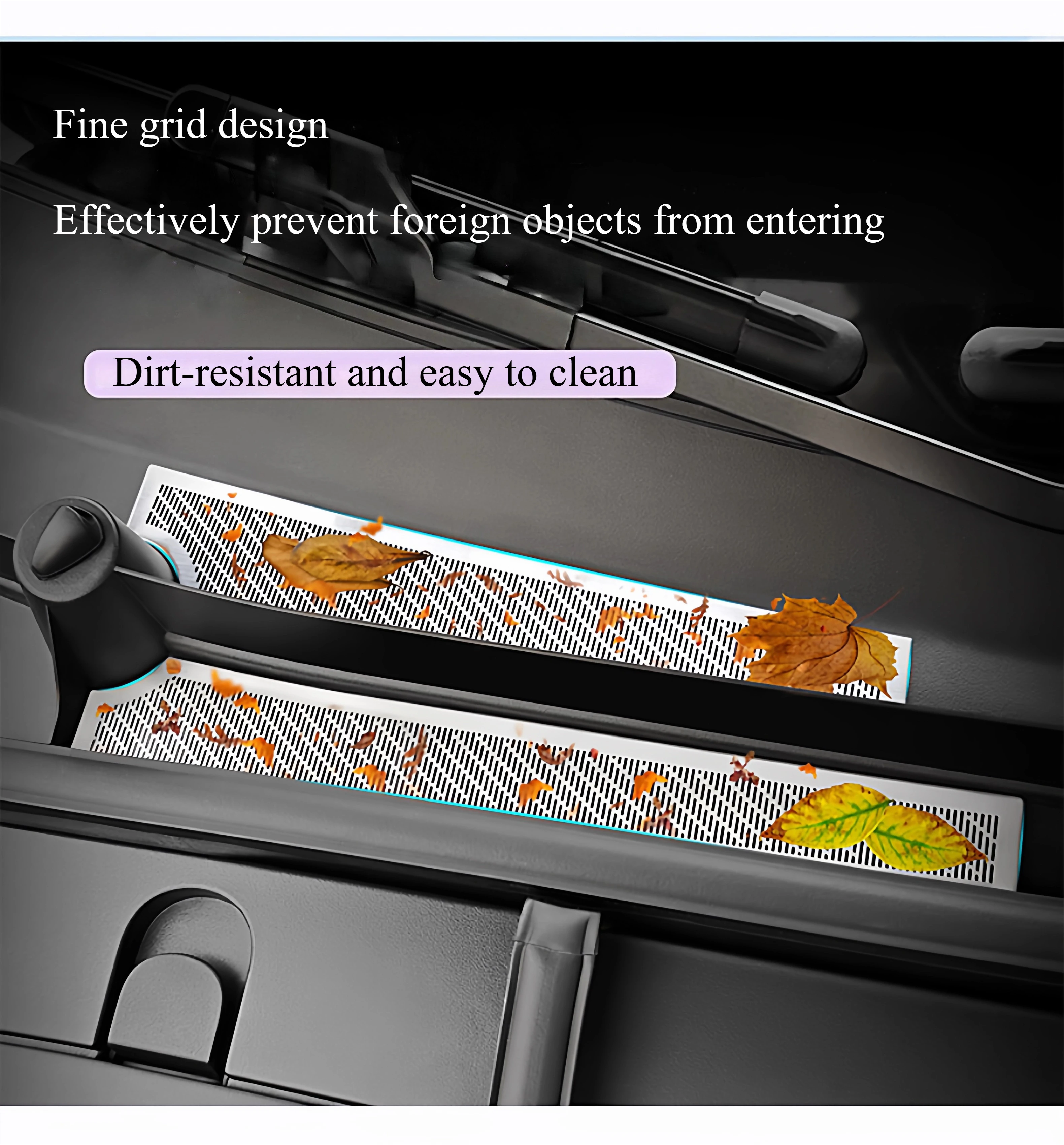 For Nio Firefly Hood Insect-Proof Net Dust-Proof Willow Catkins Heat Dissipation Protection Car Interior Accessory Modification
