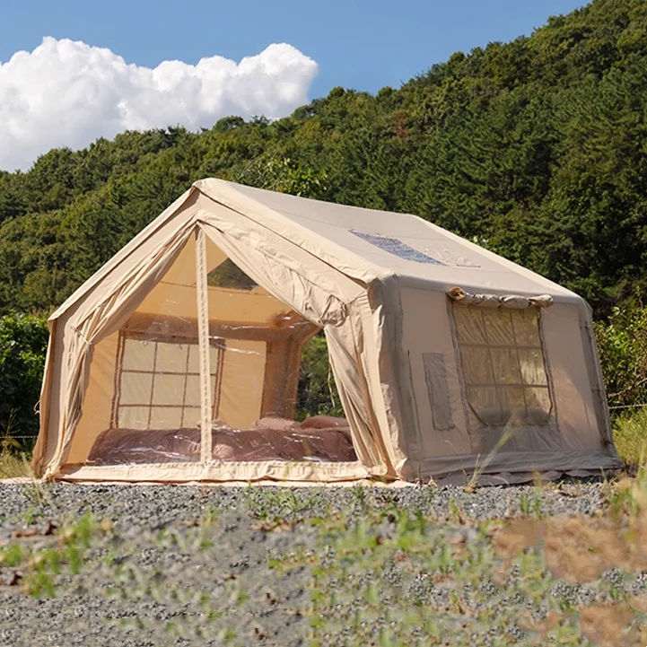

Equipment Smart Library Newest Air Tent For Family Outdoor Camping Inflatable Tent With Flysheet