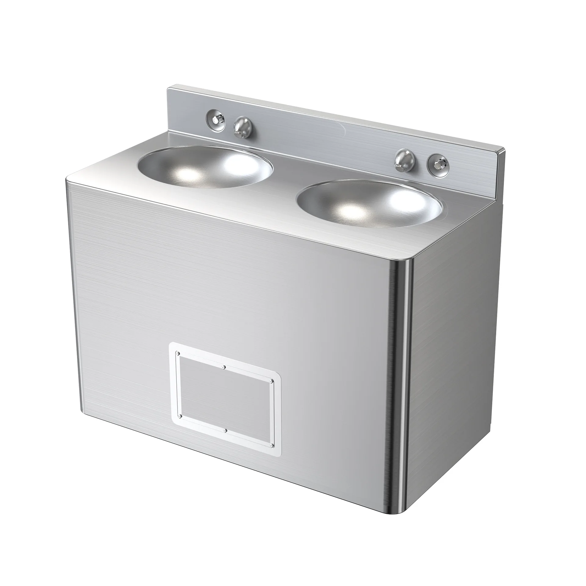 

Раковина из нержавеющей стали 304, двойная круглая раковина от пола до потолка