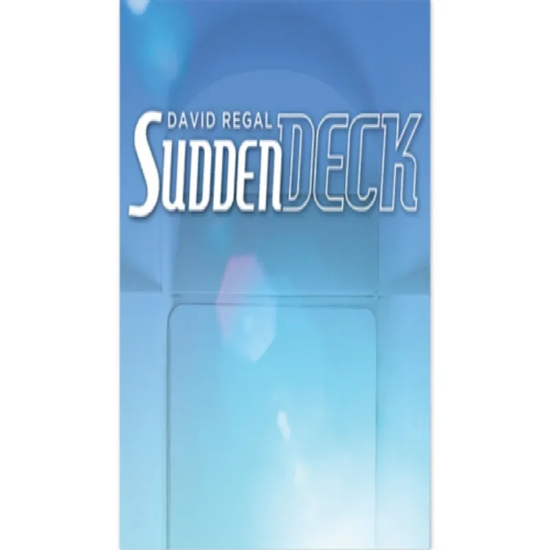 Sudden Deck 3.0 (Gimmick and Online Instructions) by David Regal Card Magic Tricks Close up Magic Props Illusions Magician Cards