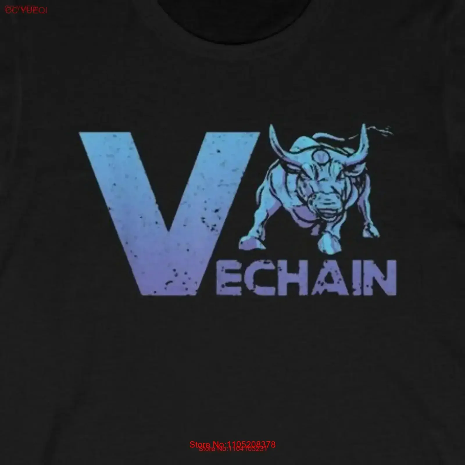 VeChain Bullrun VET Blockchain Cryptocurrency Coin T Shirt vintage Washed Breathable fashion Casual Unisex Stylish graphic