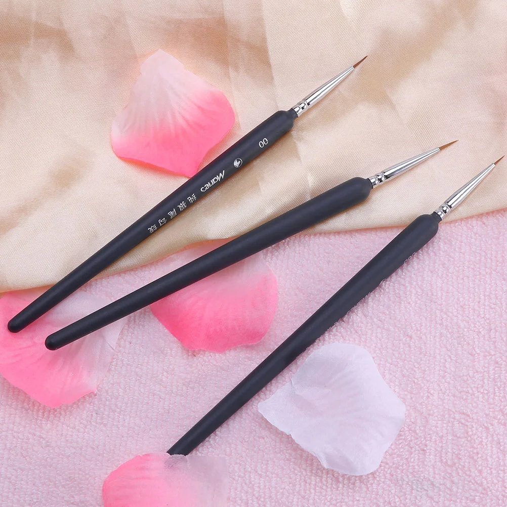 

6 Pcs Langhao Hook Line Pen Miniatures Painting Detail Brush Liner School Tools Drawing Pens Oil Acrylic Nail Kit