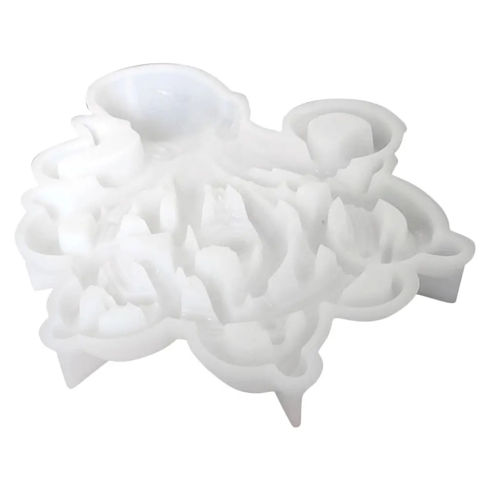 

Octopus Shaped Silicone Mold For Epoxy Resin Diy Crafts Flexible Durable Casting Tool Smooth Non-Stick Surface Art Craft Mold