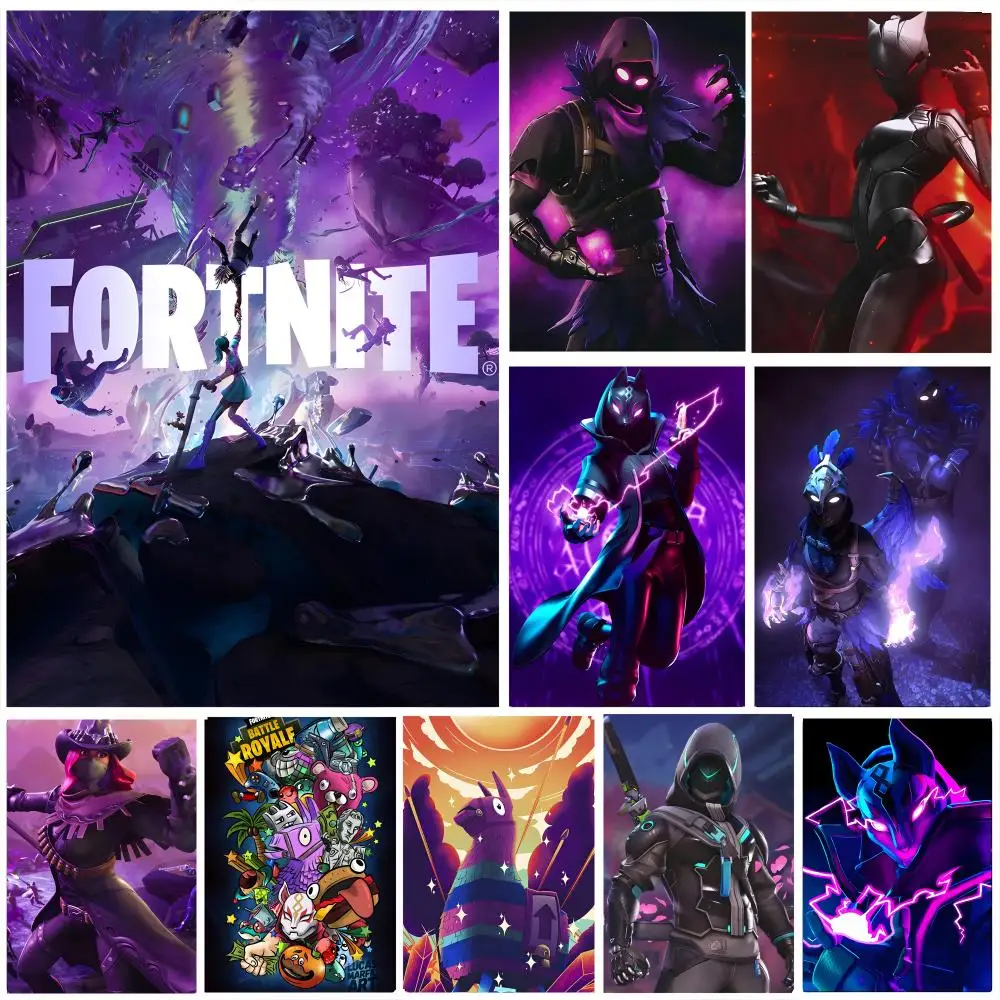 F-Battle Game World-S Poster Wall art print art suitable for living room bedroom bar parlor home decoration gift