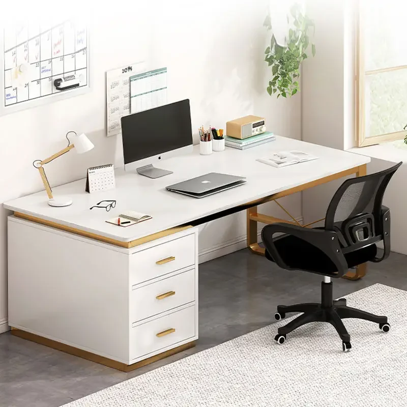 Chaise de bureau simple pour la maison, bureau d'ordinateur pour chambre à coucher, bureau d'écriture pour étudiants, nouveau style