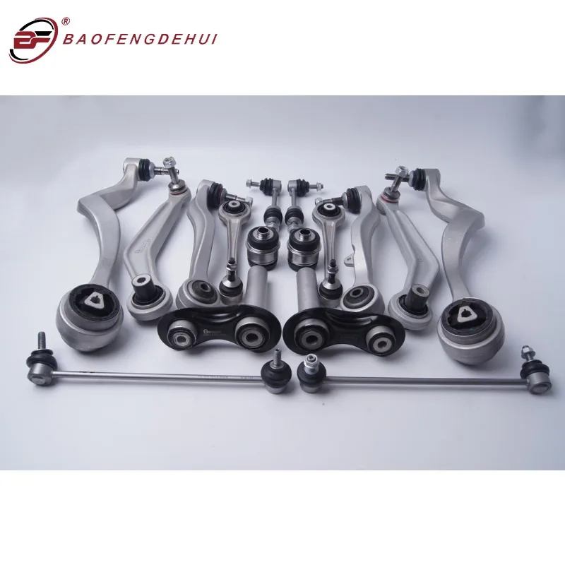 

16 шт., комплект рычагов управления рычагом передней и задней подвески для BMW 5 серии E60 E61 33322347990 33322347991 31106770685