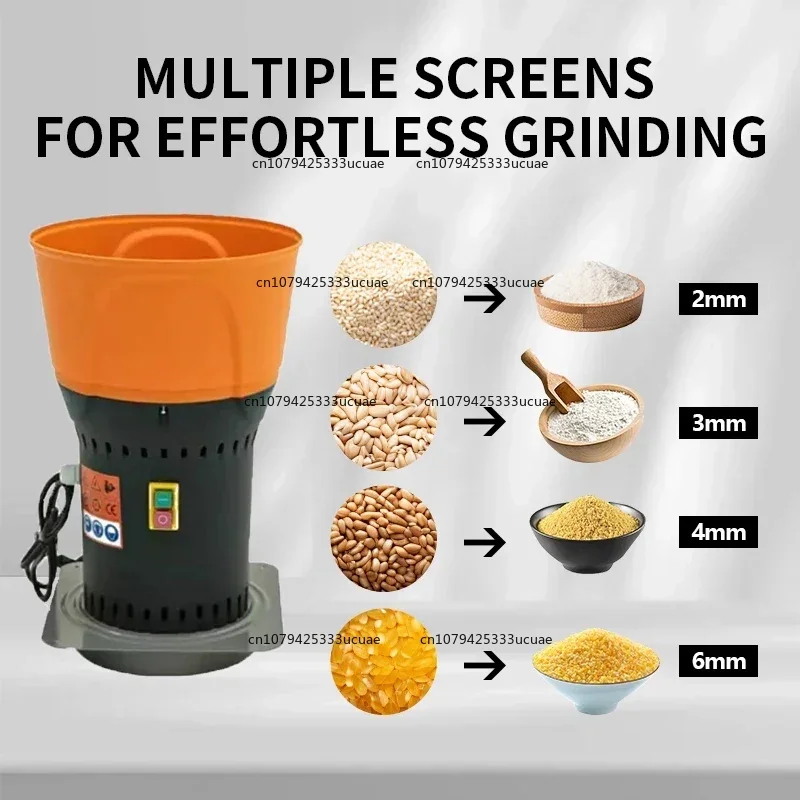 All - in  One Ultra  Fine Flour Mill, Compact & Powerful for Household Grain, Multi - Function Pulverizer