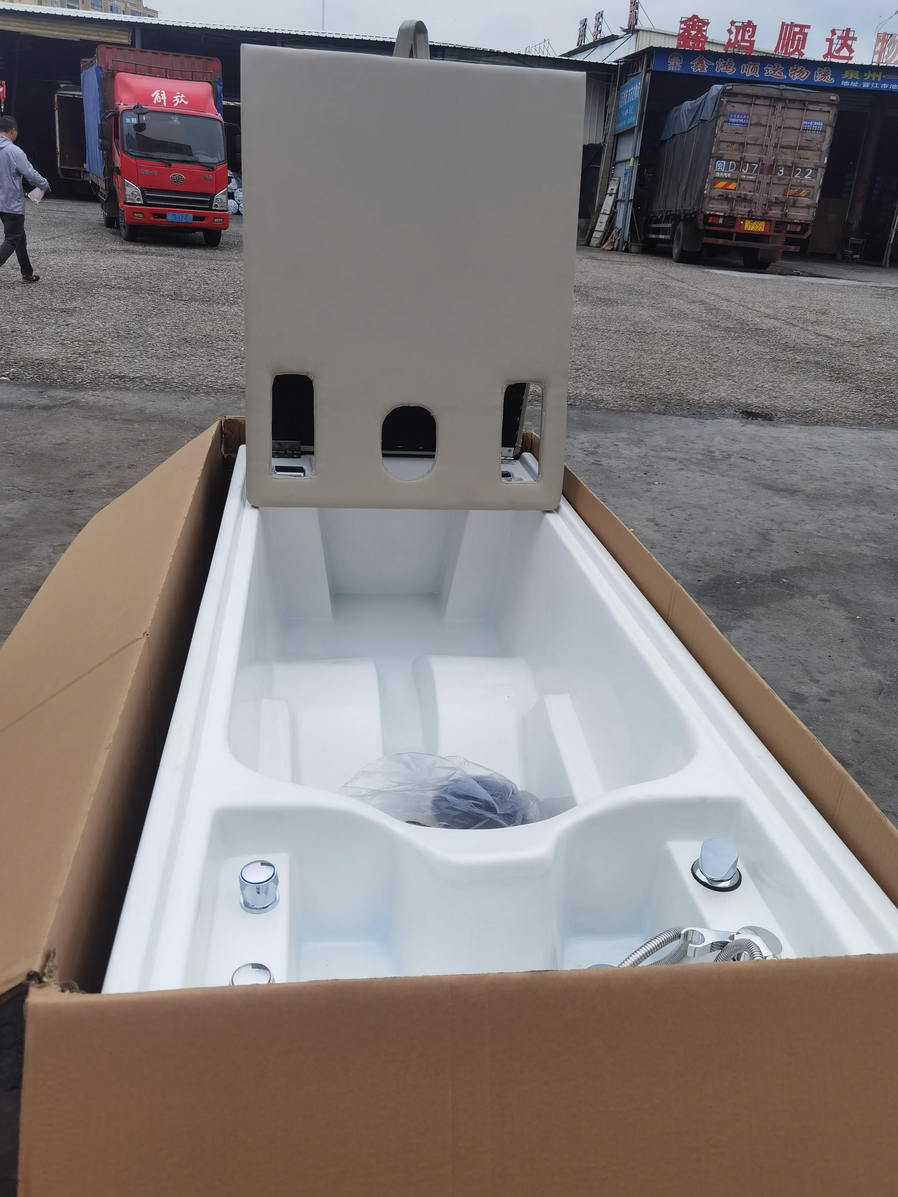 LMMintegrated multi-functional shampoo bath rub back bathtub bed health bathtub bed