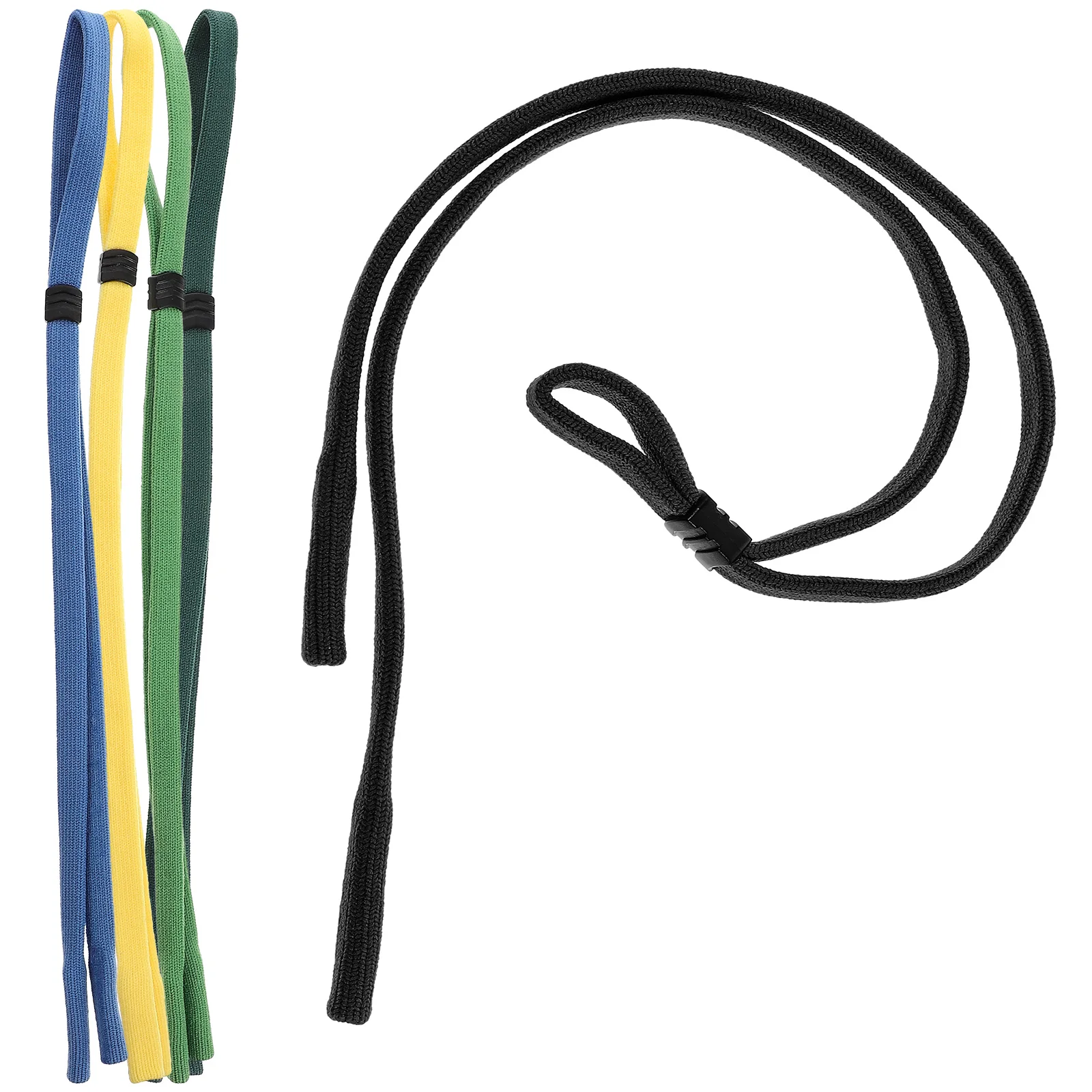 

5Pcs Adjustable Eyeglass Lanyard Secure Non-Slip Design Fits Most Frames Ideal for Biking Fishing Hiking Skiing Eyewear