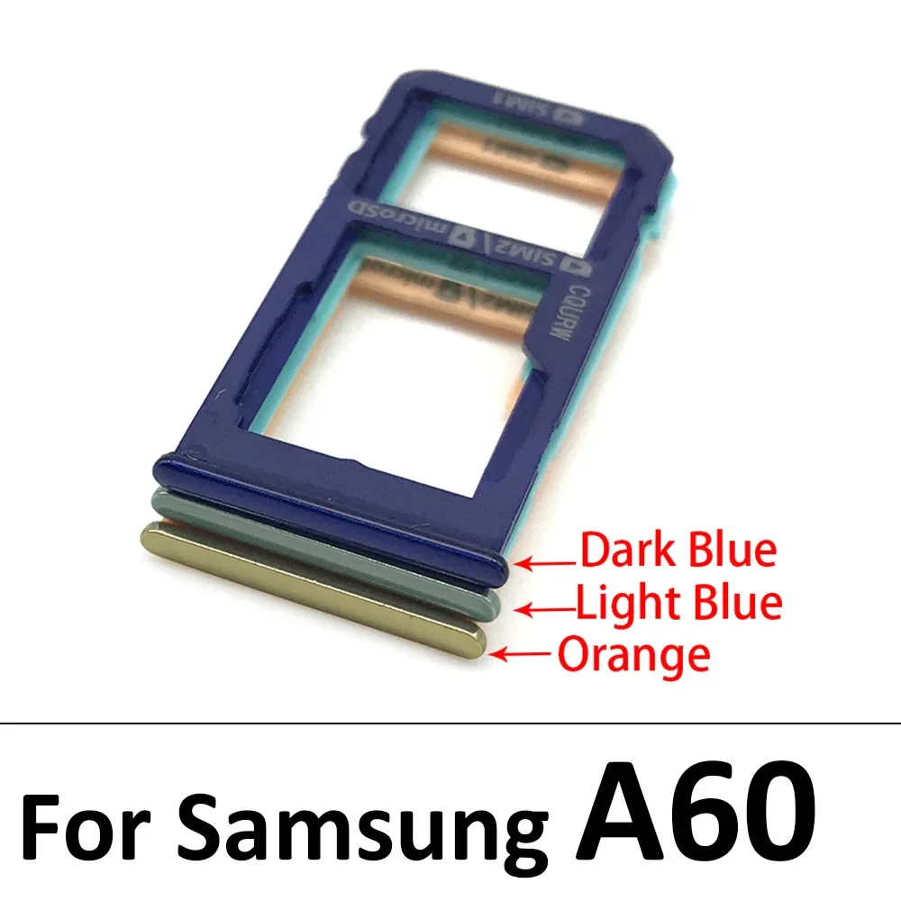 New SIM Card Adapter And Micro chip slot drawer SIM Card Tray Holder With Pin For Samsung A30S A50S A31 A51 A71 A60