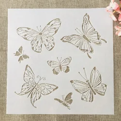 30*30cm Mandala Butterflies DIY Layering Stencils Wall Painting Scrapbook Coloring Embossing Album Decorative Template