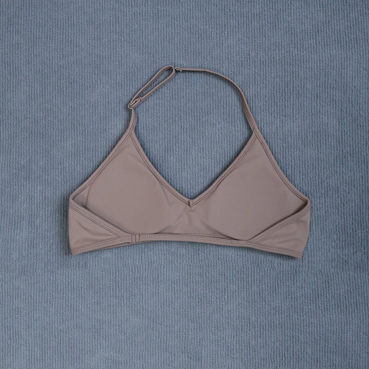 Damen-Sommer-Sport-Yoga-BH mit Neckholder-Ausschnitt, gepolstert, stoßdämpfend, rückenfrei, Crop-Top für Outdoor-Laufen und Fitness – Detail 23