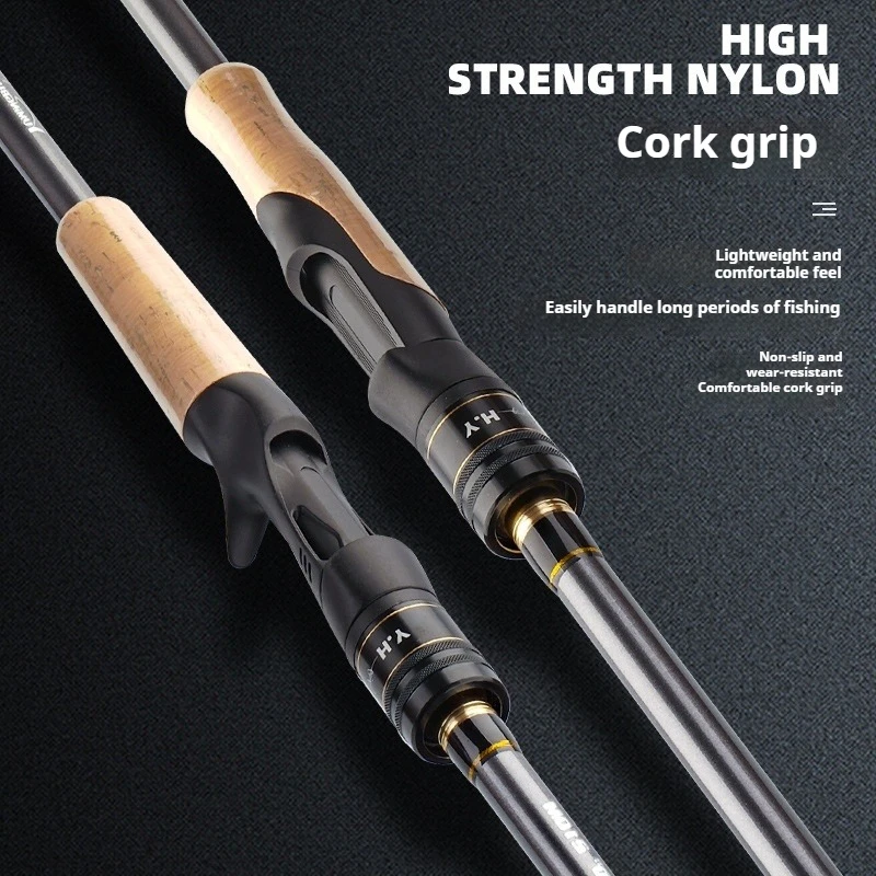 

Carbon 4-Section Lure Fishing Rod – ML Power, Portable Telescopic Rod for Long Casting and Travel Fishing