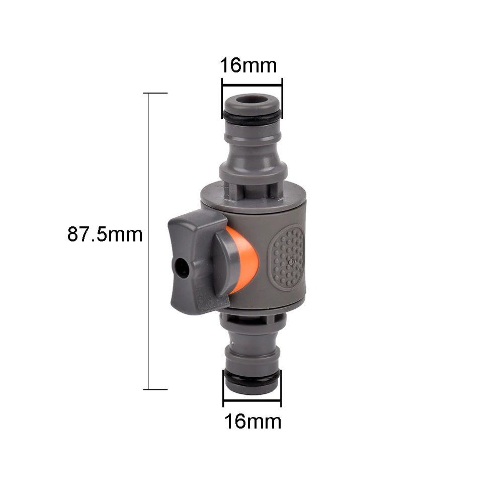 Conector rápido de manguera de jardín, acoplador de tubería de 1 pulgada, Conector de parada de agua de 16/20/32mm, accesorio de sistema de riego de