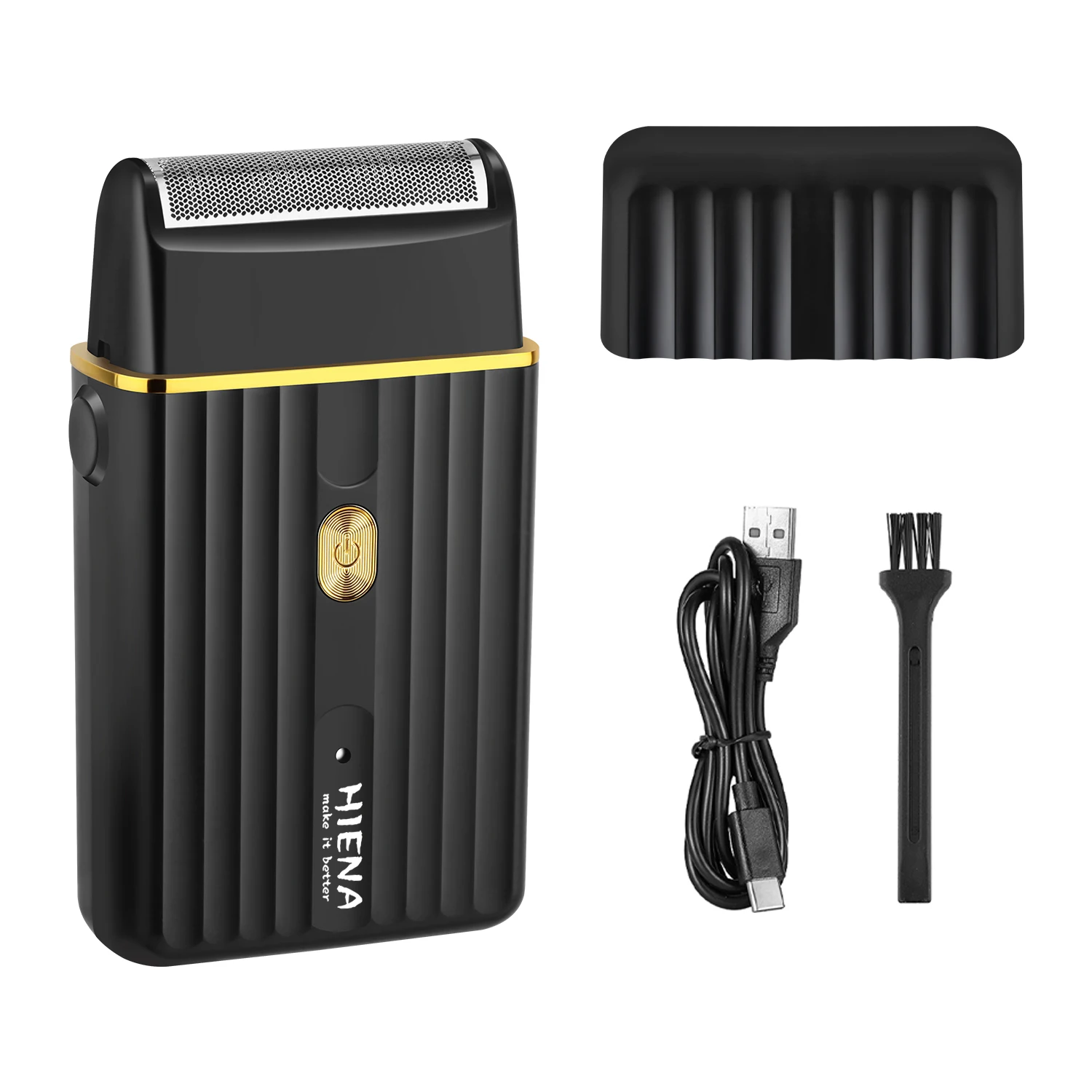 

Hiena pro hair cutting USB Charging Electric Shaver For Men Reciprocating Twin Blade Razor Shaver Beard Trimmer Shaving Machine