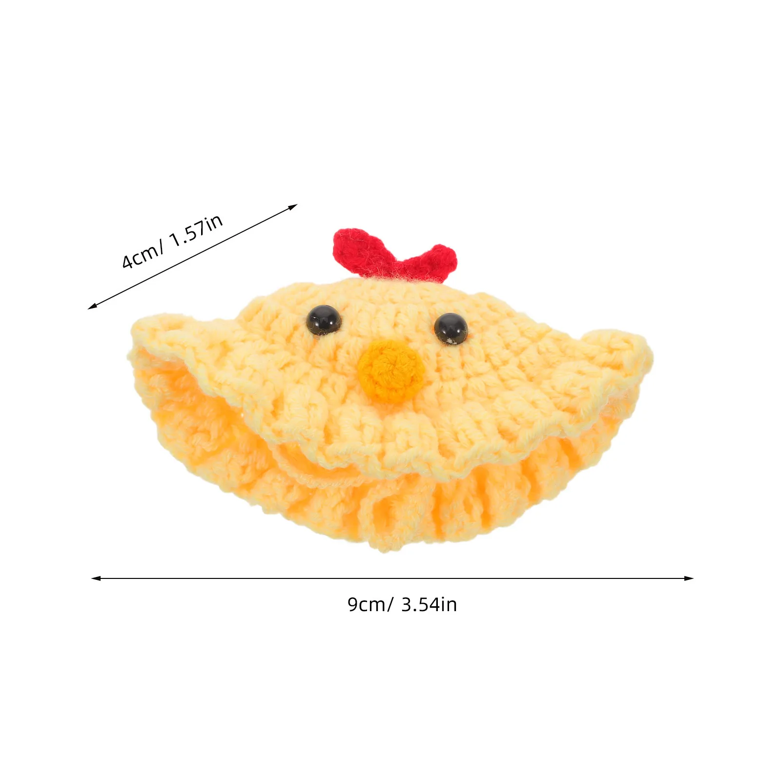 Soft Knitted Mini Bunny Hat for Small Pets - Cute Easter Party Accessory for Hamster Guinea Pig Bearded Dragon Lizard Costume