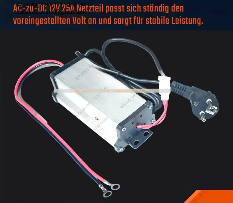 JS03 DT08 110-245V AC/DC Power Supply Adapter Transformer for 5KW 8KW Air Heater Parking Heater Caravan RV EU Plug