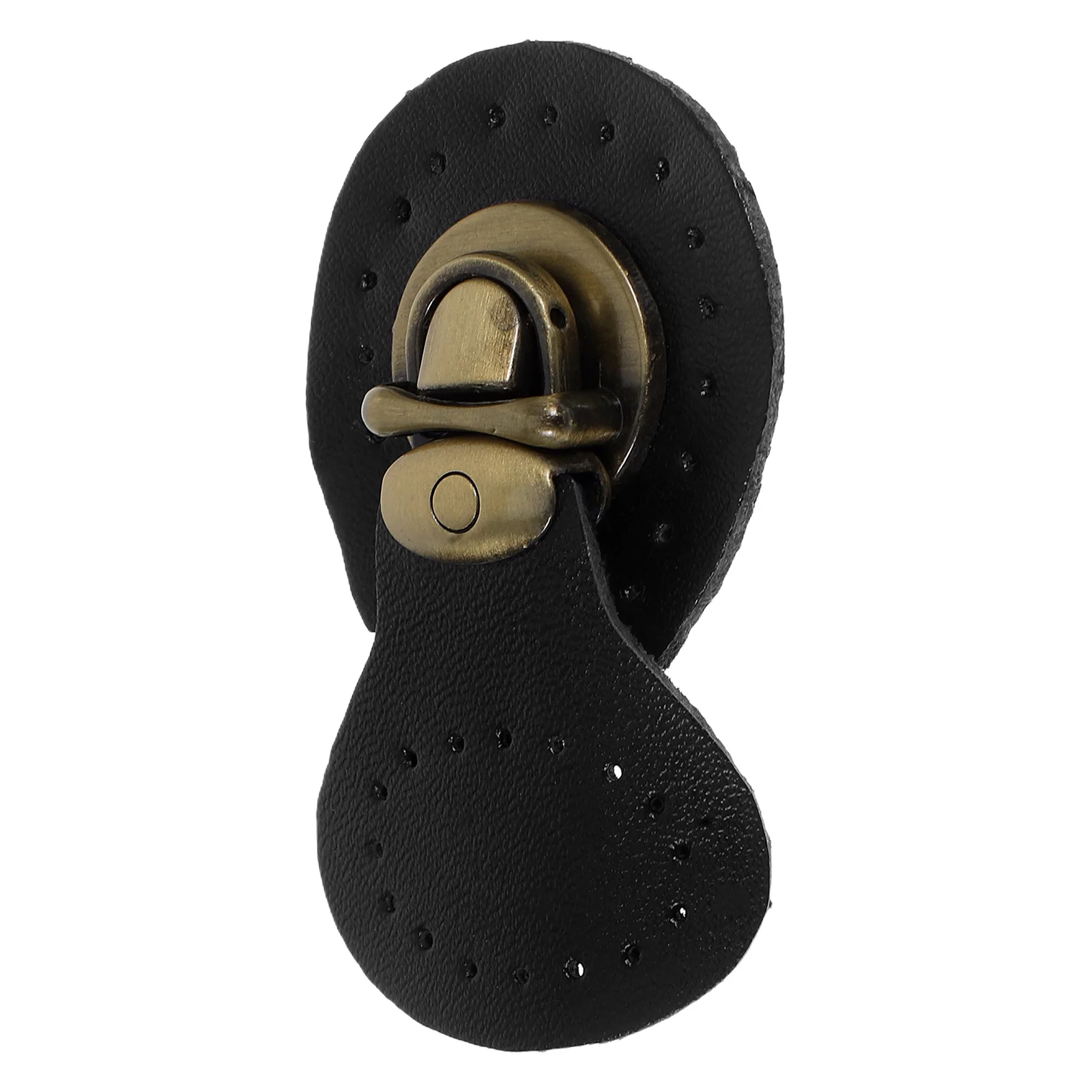 

Luggage Hardware Accessories Black Clasp Covered Buckle Snap Closures for Crafts Bag Making Sturdy DIY Handbag bead