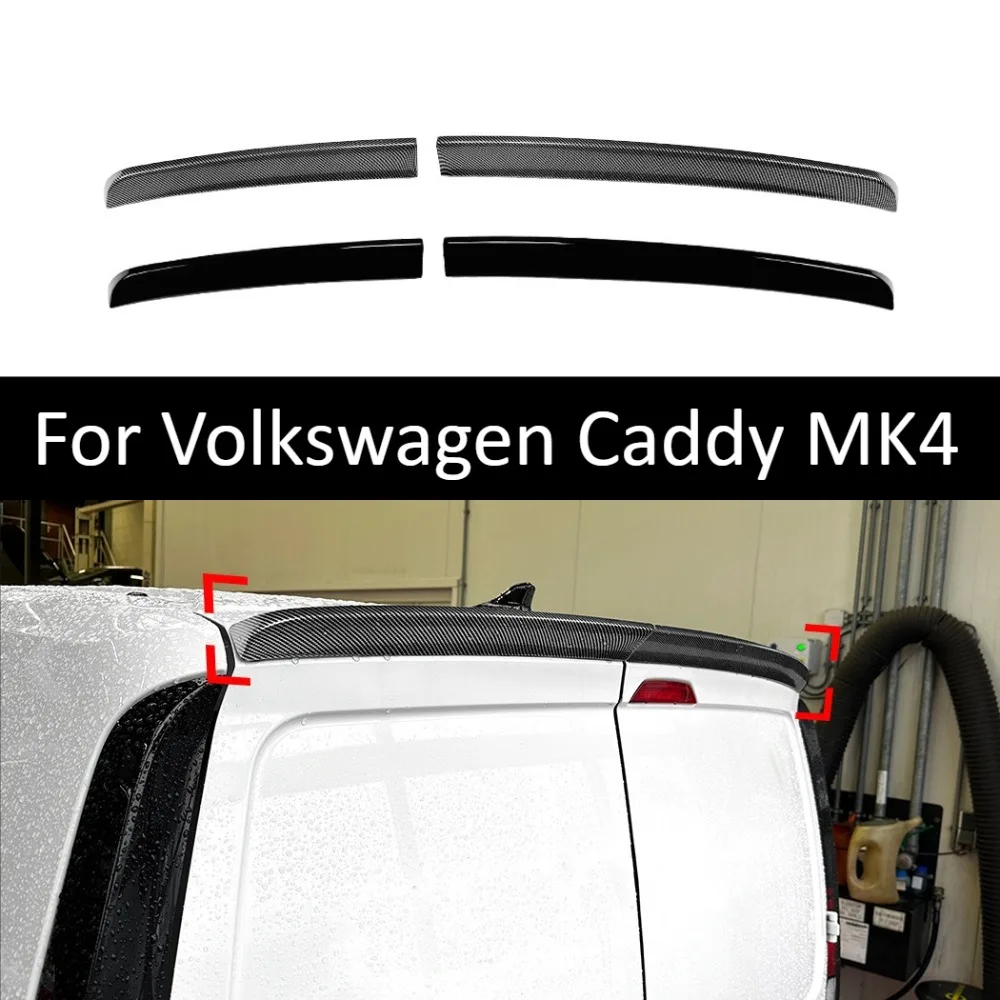Rear Roof Spoiler For Volkswagen Caddy MK4 Rear Wing Lip Exterior Styling Body Kit Trim Car Accessories Replacement Tuning Parts