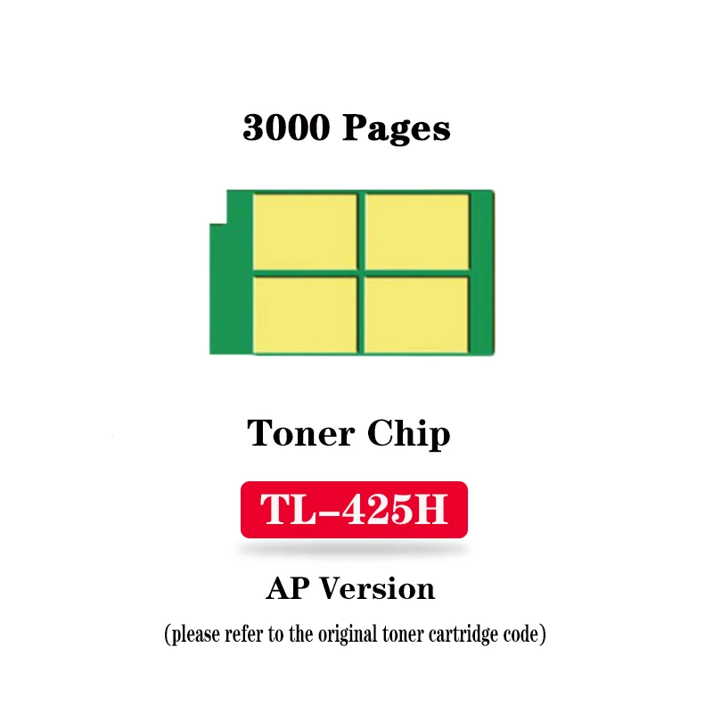 TL-425 Series Toner Cartridge Chip for M7105DN/M7105DW/P3305DN/P3305DW DL-425 Series Drum Chip