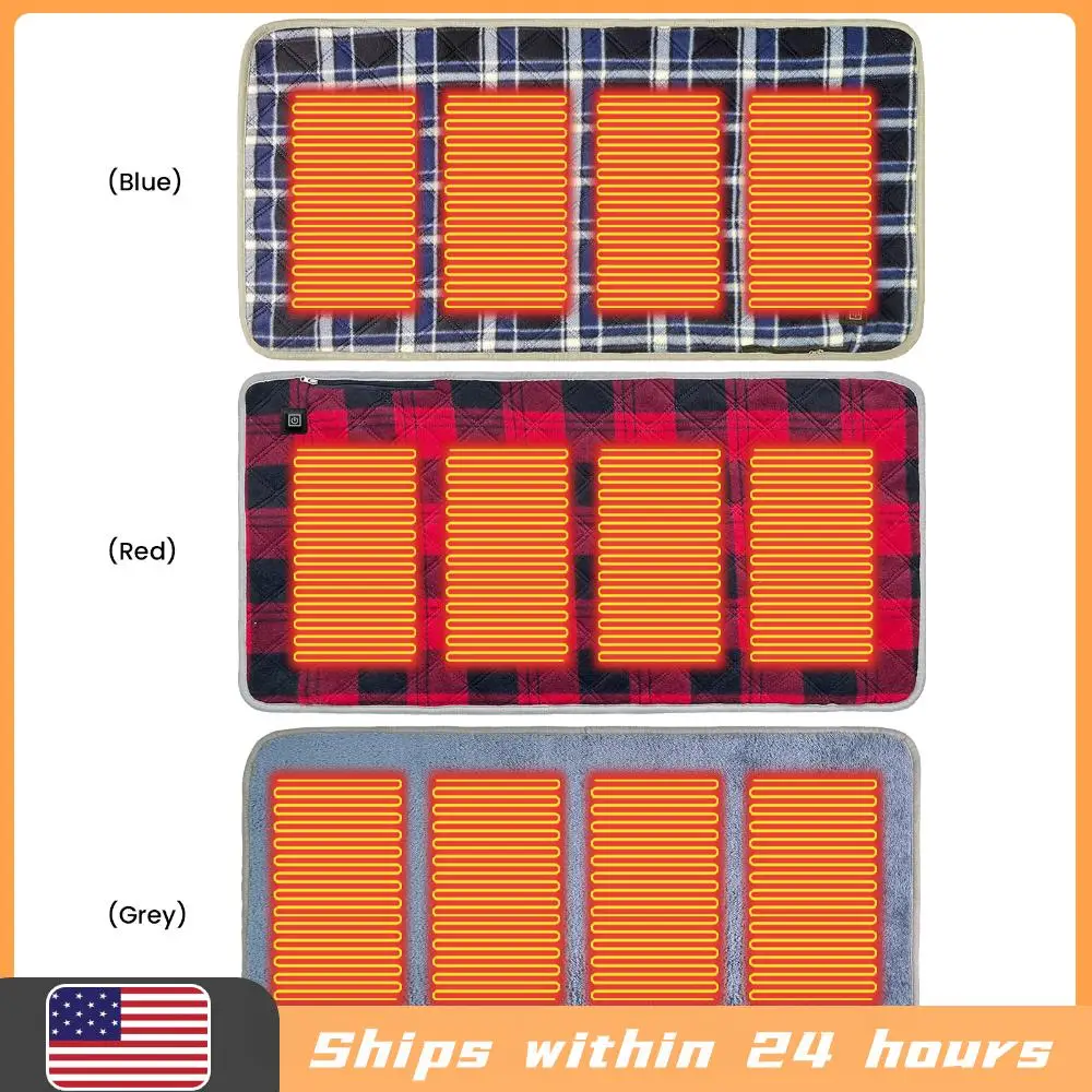 

5V USB Heating Pad Seat Warmer 3-Level Temperature Foldable Heating Cushion Foldable Heated Seat Pad for Outdoor Camping Office