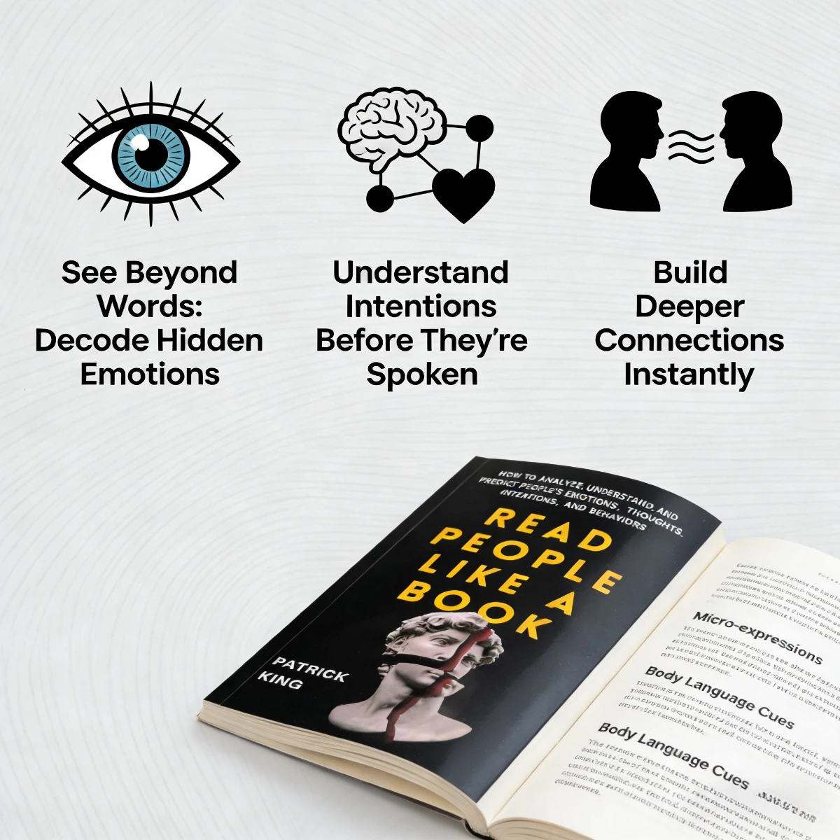 Read People Like A Book By Patrick King – How To Analyze, Understand & Predict People’s Emotions & Behaviors Social Psychology