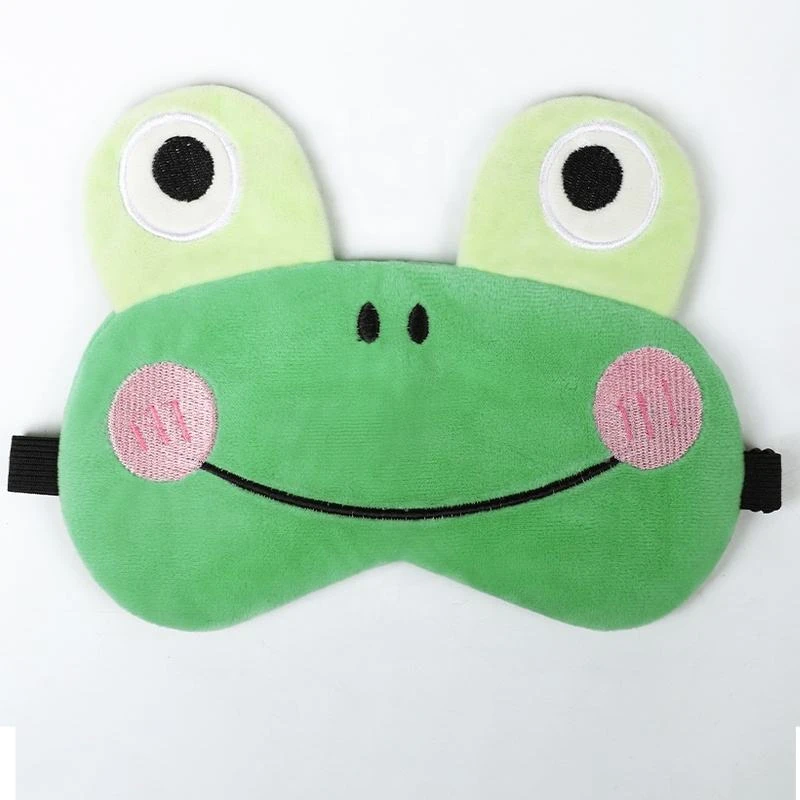 Embroidered Sleep Mask Cartoonish Cute And Creative Plush Eye Mask For Blocking Light And Protecting Eyes During Sleep