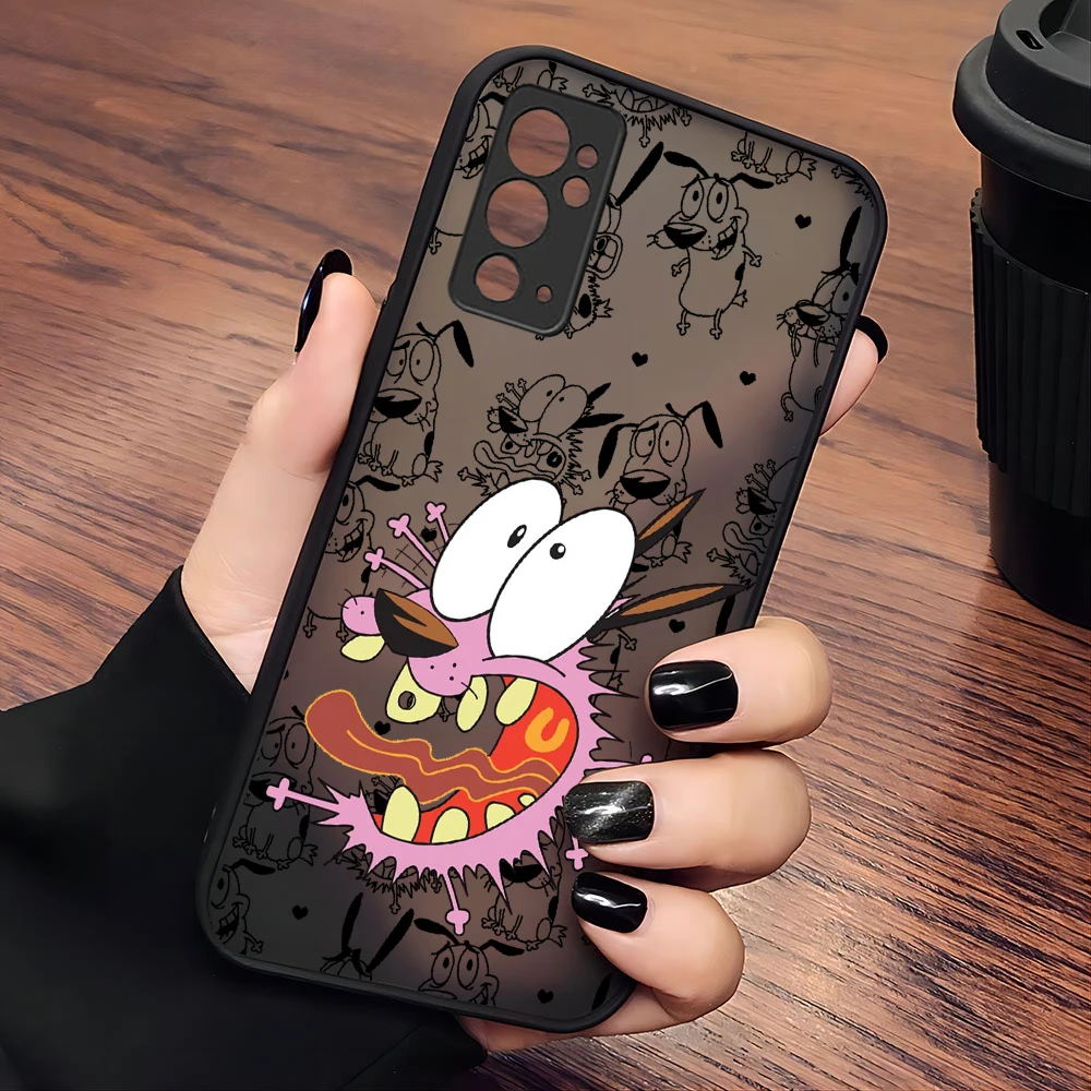 Custodia per telefono Cartoon per CorageS D-Dog Samsung S24 S23 S22 S21 S20 S10 Note20 Note10 Plus Ultra Lite 5G Cover trasparente opaca