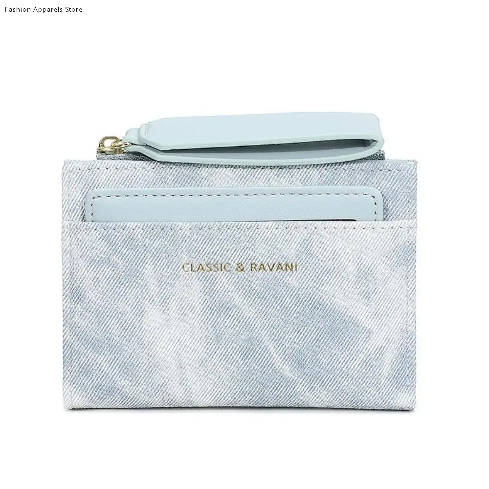 

Storage Bag Solid Color Folding Wallet Snap Button Multiple Card Women Short Wallet Classic Korean Style PU Card Bag Dating