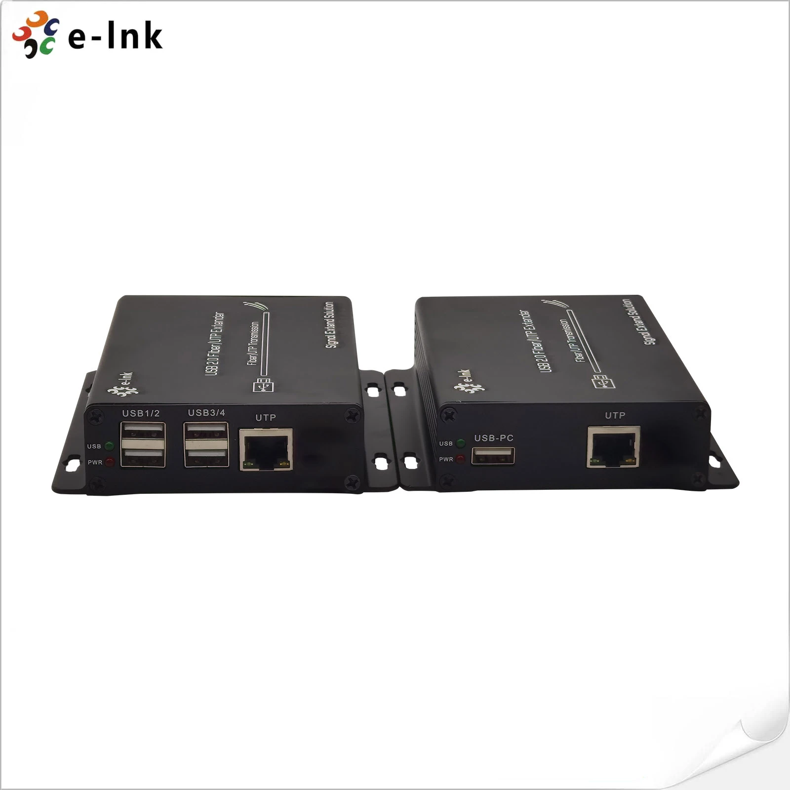 4 Port USB 2.0 Over UTP KVM Extender Support All Kinds of USB Devices Keyboard Mouse PC Extender