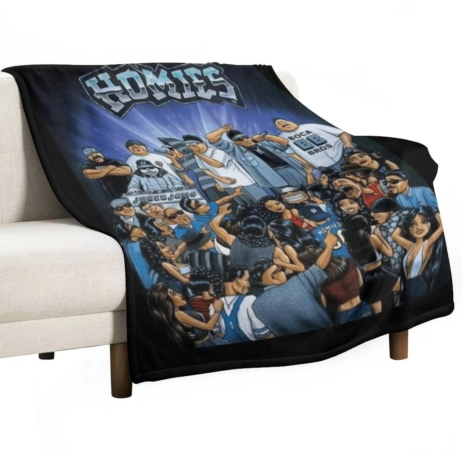 

Homies Party Classic . Throw Blanket Designers Polar Thermal Fluffys Large Blankets