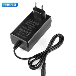 DC 24V 2A 3A Power Supply Adapter, Wide Voltage Universal AC/DC Adapter with EU US Plug, for LED Strips, Security Cameras and Lo