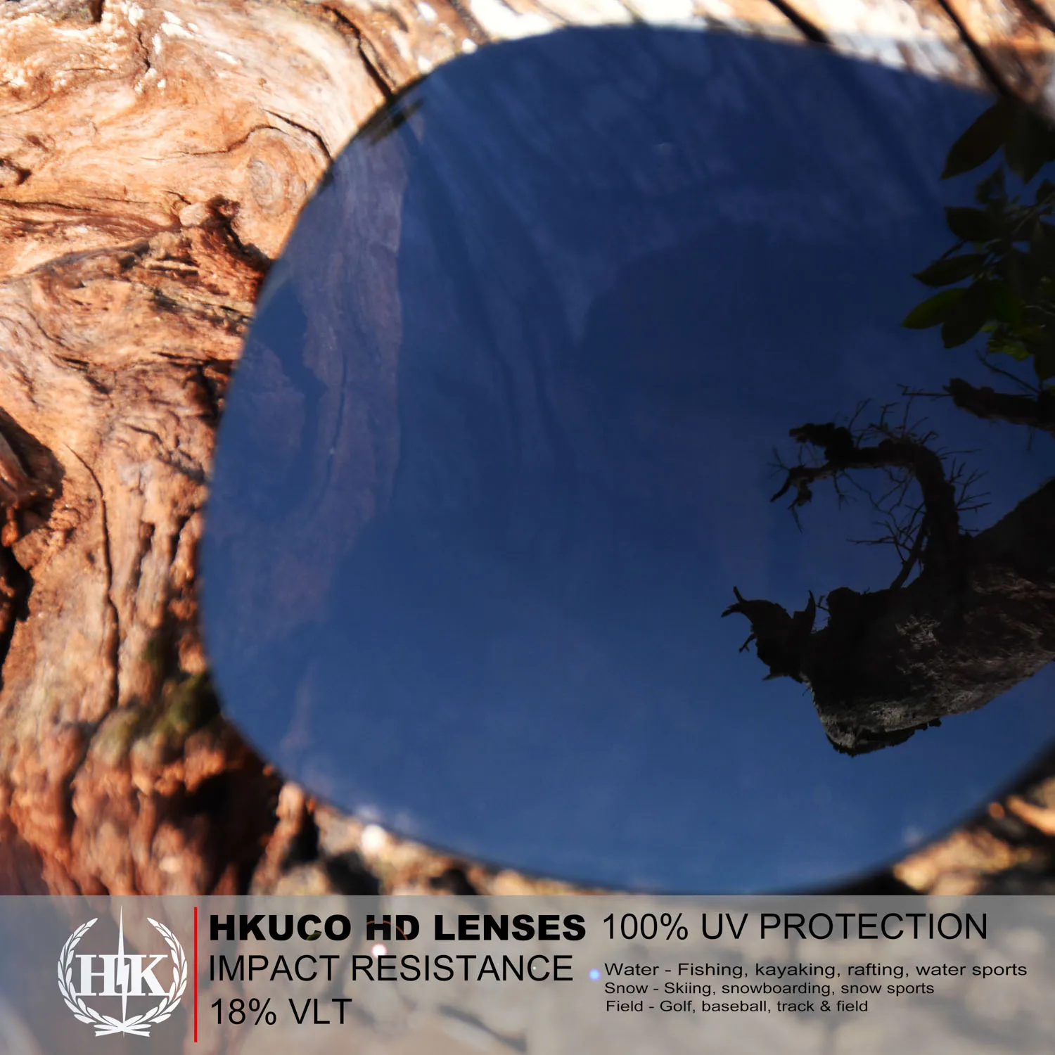 عدسات Hkuco البديلة للرجال لنظارات Oakley Jawbone الشمسية المستقطبة باللون الأسود